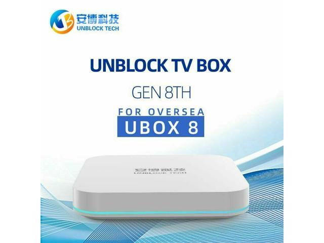 Latest Version Unblock Tech UBOX Gen8 PRO MAX UBOX 8 i10 4G RAM+