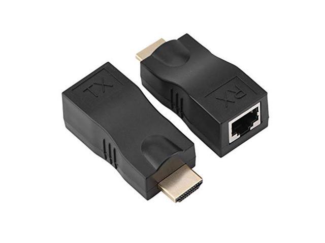 LETAOSK 30M HDMI Extender to RJ45 Over Cat 5e//6 LAN Network Ethernet 100Ft Adapter 1080P
