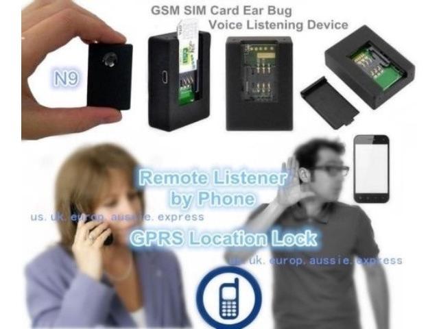 Micro GSM N9 SIM Card Listening Ear Bug Listener Gadgets Surveillance Device Hot 
