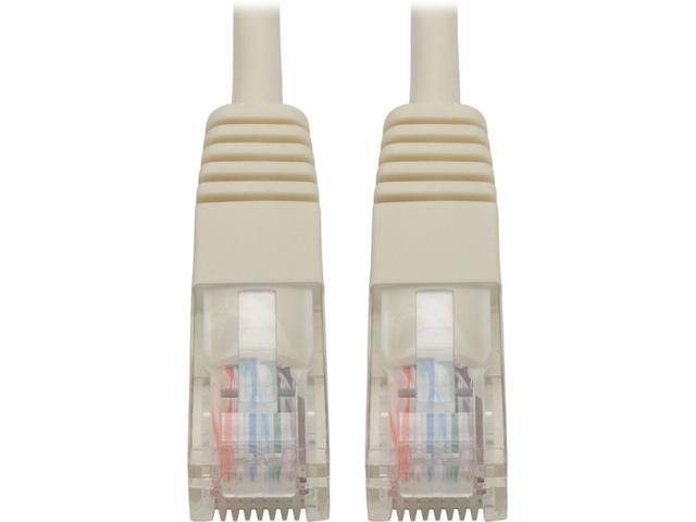 Tripp Lite N002 015 Wh Cat5e 350 Mhz Molded Utp Patch Cable Rj45 Mm White 15 Ft Patch 0108