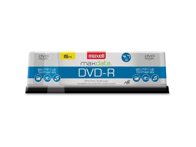 Maxell Dvd-R Recordable Disc, 4.7 Gb, 16x, Spindle, Gold, 15/pack