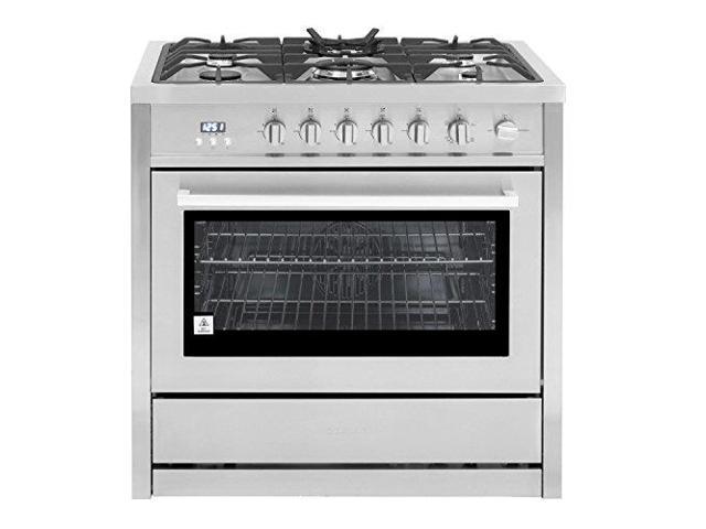 Cosmo Cos 965agc 36 In 3 8 Cu Ft Single Oven Gas Range With 5