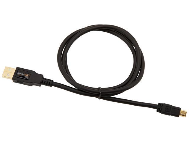 0.9 Meters A-Male to Mini-B Cord 3 Feet USB 2.0 Durable Charger Cable