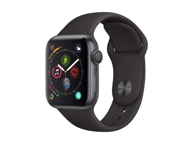 Apple Watch Series 4 GPS, 40mm Space Gray Aluminum Case with Black