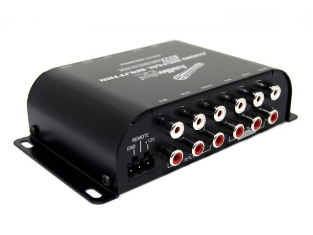 Audiopipe Multi-Audio Signal Splitter Amplifier 3 Rca Outputs W/ Built ...