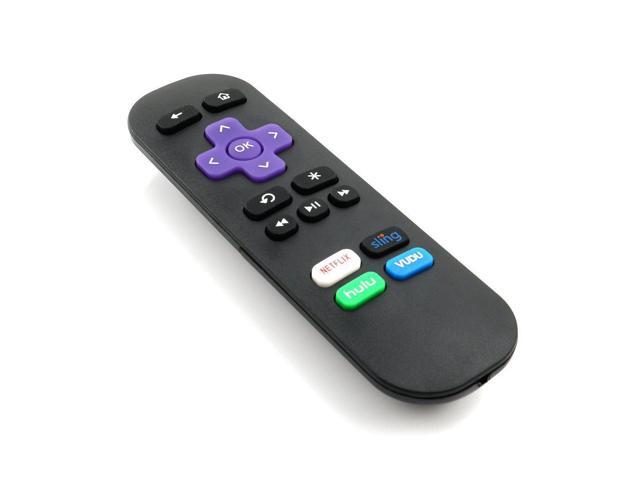 NOT Support for Any Roku Stick or Roku TV Remote Control Replaced for Roku 1 2 3 4 HD LT XS XD Roku Express 3900R Premiere 4620XB 4210XB 3900R 2500R 2700R 2450XB w//Channel Shortcut Buttons