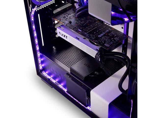 Advanced PC Lighting System with 4 NZXT AC-HUEP2-M1 HUE 2 RGB Lighting Kit