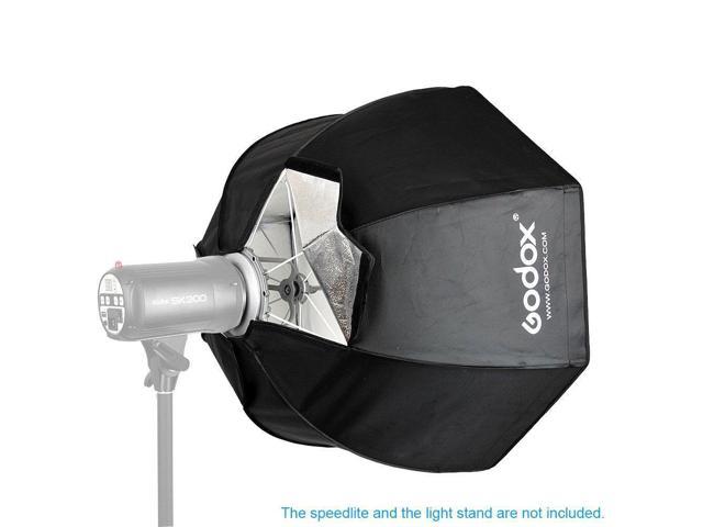 Godox 80cm ottagono Umbrella Bowens Mount Softbox Per Studio Flash Flash 