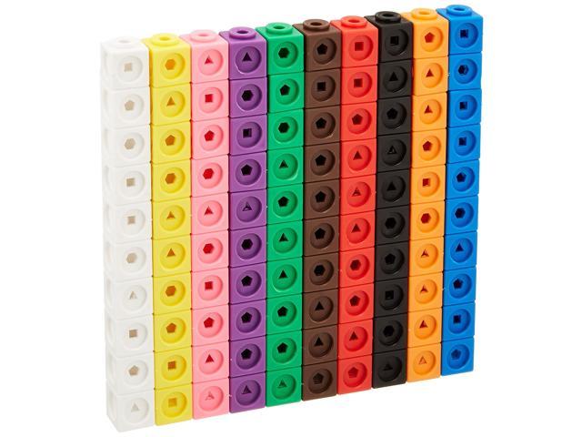 Learning Resources Snap Cubes Set of 100 Snap Cubes Educational Counting Toy 