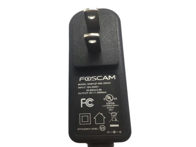 Foscam US Standard DC Power Supply 5V 2A Black Free Shipping 