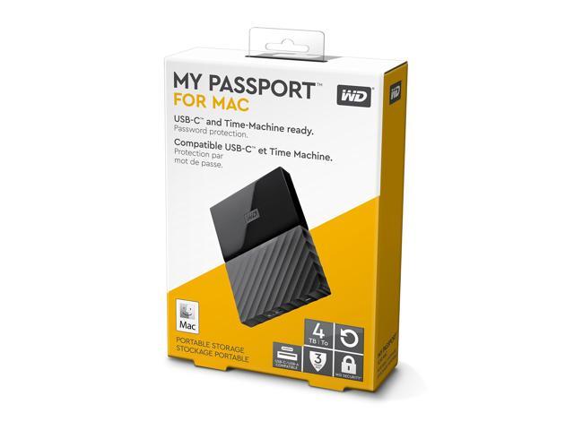 wd 4tb my passport for mac portable external hard drive