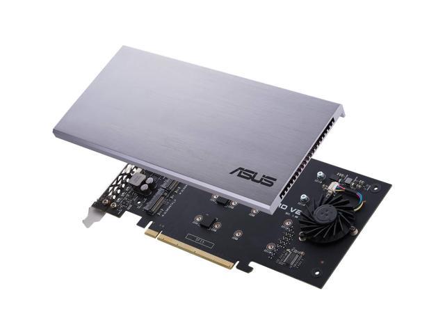 ASUS Hyper M.2 x16 PCIe 3.0 x4 Expansion Card V2 supports 4