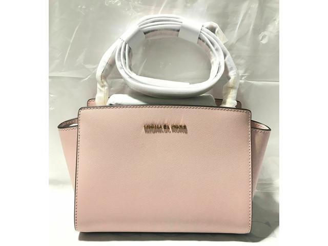 michael kors selma medium leather crossbody bag