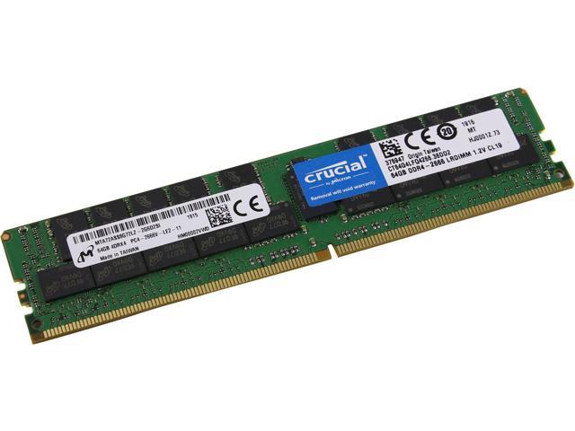 256GB Kit (4 x 64GB) DDR4-3200 PC4-25600 ECC Load Reduced Memory