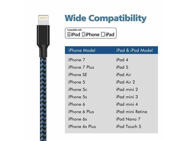 3 6 10ft Lightning Cable For Ipad Pro Air Mini Charging Cord Usb Charger Newegg 3 6 10ft Lightning Cable For Ipad Pro Air Mini Charging Cord Usb Charger Newegg
