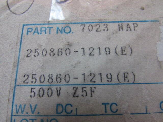 10/% 120pF 500V Z5F NAPC250860-1219 Radial Disc Capacitors New Old Stock 25pcs