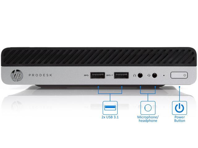 Refurbished Hp Prodesk 400 G3 Mini Core I3 6100t 4 Gb Ddr4 500 Gb Hdd Win 10 Pro Grade A Newegg Com