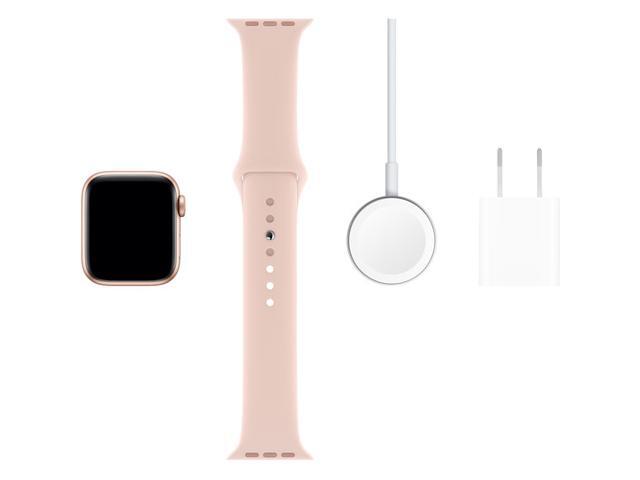 Apple Watch Series 5 40mm GPS + Cellular 4G Unlocked (Gold Aluminum Case  with Pink Sand Sport Band) MWWP2LL/A - Newegg.com