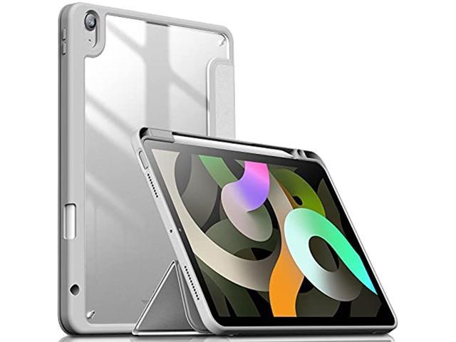 INFILAND Compatible with iPad Air 4 2020 Case with Pencil Holder