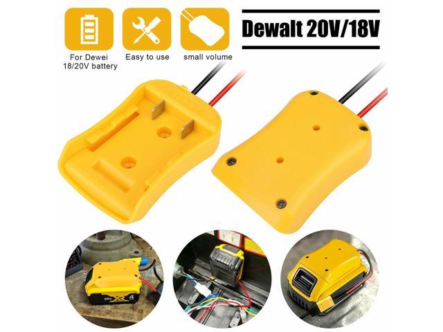 DIY Battery Adapter for DeWALT 20V Max 18V Dock Power Connector 14AWG Robotics/* 