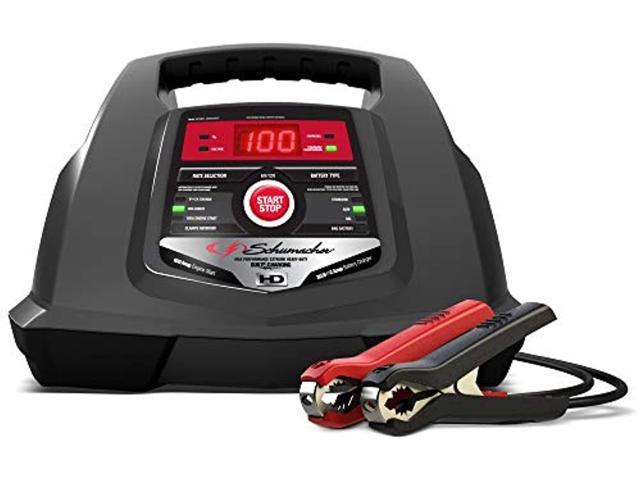 Schumacher SC1281 100 Amp 30 Amp 6V/12V Fully Automatic Smart Battery Charger 100A Engine Starter and 30A Boost Maintainer and Auto Desulfator Advanced Diagnostic Testing (SC1281)
