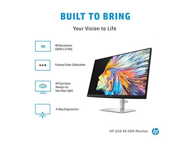 HP U28 4K HDR Monitor - Computer Monitor for Content Creators with