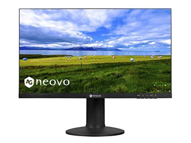AG Neovo MH-27 27 Inch 1080p Frameless Ergonomic Monitor with HDMI, DisplayPort and Speakers, Height Adjustable, Pivot, Swivel and Tilt for Home and Office, Black