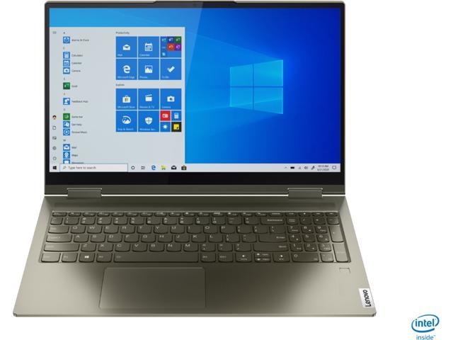 Lenovo - Yoga 7i 2-in-1 15.6" Touch Screen Laptop - Intel Evo Platform Core i7 - 12GB Memory - 512GB Solid State Drive - Dark Moss (82BJ0003US)