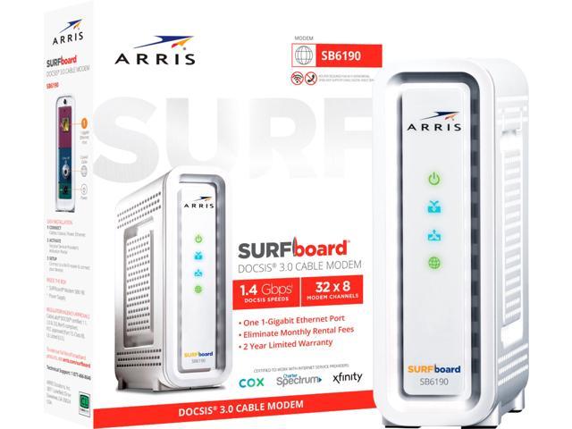 arris tm1602 vs sb6190