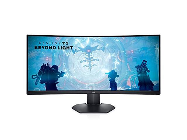 Dell S3422DWG - 34-inch WQHD (3440 x 1440) 21:9 144Hz Curved Gaming Monitor,  HDR 400, 1800R Curvature, 2ms Grey-to-Grey Response Time (Extreme Mode),   Million Colors, Black (Latest Model (2NOF4 ) 
