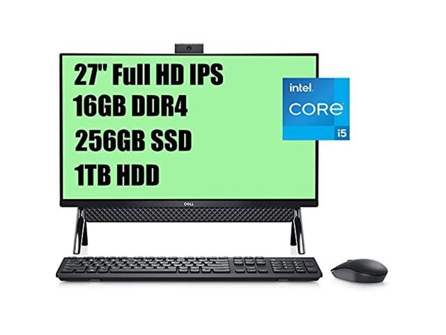 Wireless Keyboard&Mouse Intel Core i5-1135G7 27 FHD IPS Display HDMI 32GB DDR4 RAM 1TB SSD Win 10 Home Pop-up Webcam 2021 Dell Inspiron 27 7700 All-in-One Desktop