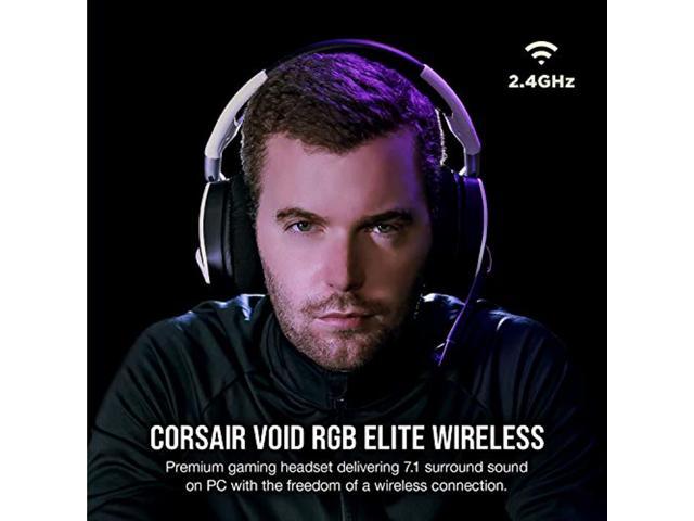 Corsair Gaming Void RGB Elite Wireless Premium Gaming Headset, White and  K70 RGB MK.2 SE Mechanical RAPIDFIRE Gaming Keyboard - USB Passthrough and  
