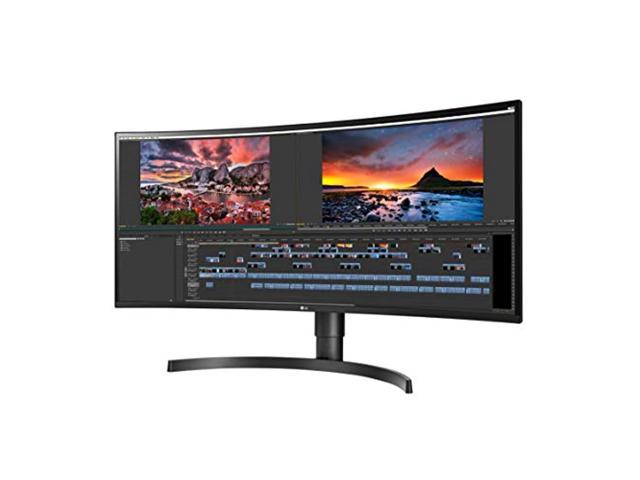 Lg 34wn80c-b 34 Inch 21:9 Curved Ultrawide Wqhd Ips Monitor With Usb ...