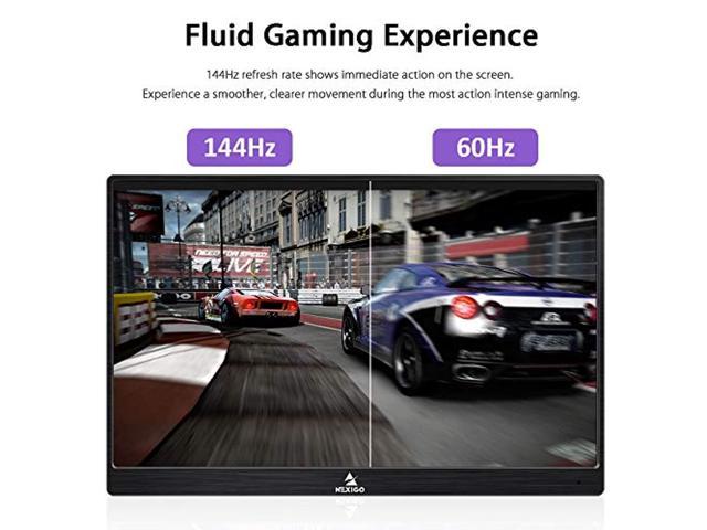 nexigo 144hz 17.3 inch portable gaming monitor, fhd ips computer