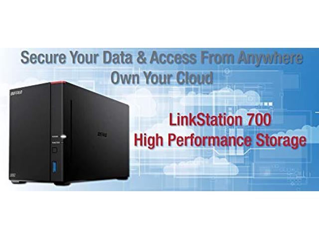 BUFFALO LinkStation 710 4TB 1-Bay Home Office Private Cloud Data