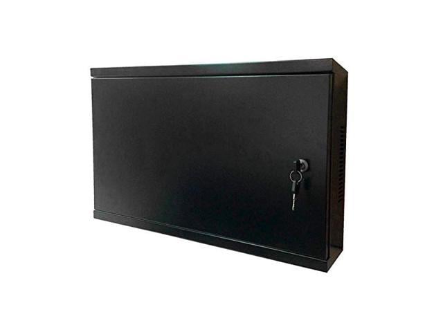 Electriduct 2U Wall Mount Rack Enclosure Network Cabinet - Solid Door ...