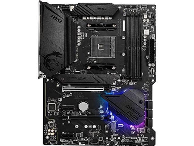 MSI MPG B550 Gaming Plus Gaming Motherboard (AMD AM4, DDR4, PCIe 4.0, SATA 6Gb/s, M.2, USB 3.2 Gen 2, HDMI/DP, ATX) (Renewed) (MPGB550GamingPlus)