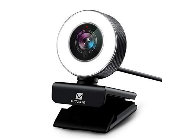 VITADE PC Webcam for Streaming HD 1080P, 960A USB Pro Computer Web Camera  Video Cam for Mac Windows Laptop Conferencing Gaming Webcam with Ring Light