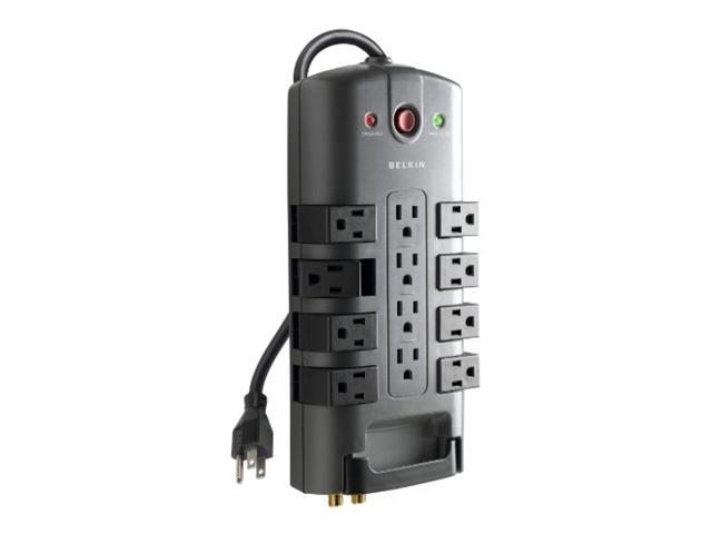 Belkin Belkin Surge Power Strip Protector 8 Rotating & 4 Stationary AC Multiple Outle 