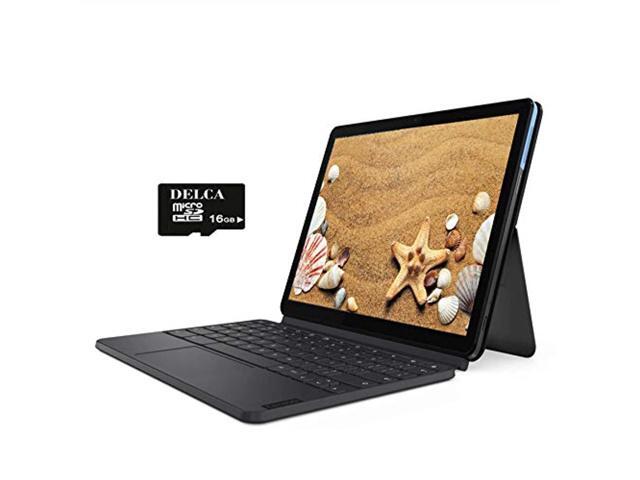 Lenovo Chromebook Duet 2 in 1 Tablet 10 1" FHD (1920x1200) IPS Touchscreen MediaTek Helio 8-Core P60T 4GB RAM 64GB eMCP SSD ARM G72 MP3 Graphics Chrome OS + 16GB Micro SD Card