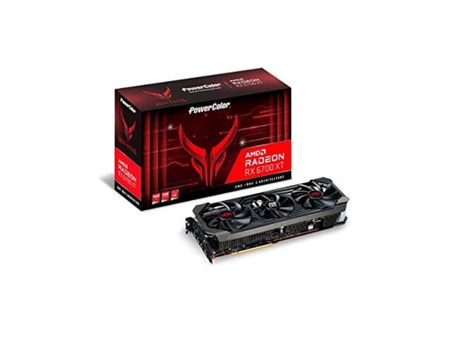 PowerColor Red Devil AMD Radeon RX 6700 XT Gaming Graphics Card with 12GB  GDDR6 Memory, Powered by AMD RDNA 2, Raytracing, PCI Express 4.0, HDMI 2.1,  AMD Infinity Cache