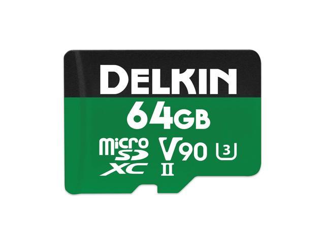 Delkin Devices 64GB Power microSDXC UHS-II (U3/V90) Memory Card
