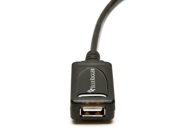 BlueRigger USB 2.0 A Male to A Female Active Extension Repeater Cable 32/' Feet