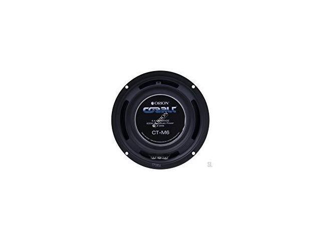 Pair Orion Cobalt Series CT-M6 6.5 600 Watts Max High Efficiency 4-Ohm Midrange Speakers