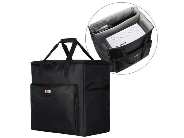 Desktop Computer Travel Bag Carrying Case for Computer Tower PC Black 