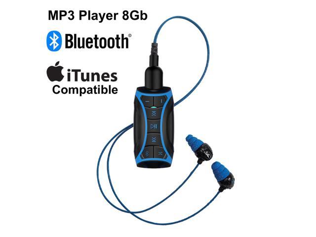 2 Earphone 4GB IPX8 Waterproof MP3 Player for Swimming Goggle strap/Underwater 