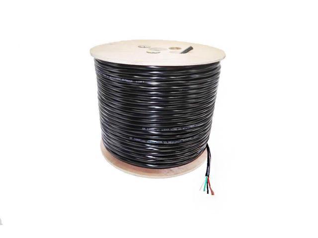 14AWG Speaker Cable 500ft Outdoor Direct Burial UV 14/4 Gauge Bulk Audio Wire 