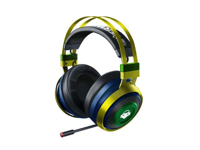 Razer Nari Ultimate Overwatch Lucio Edition Wireless Gaming Headset Thx Audio Newegg Com