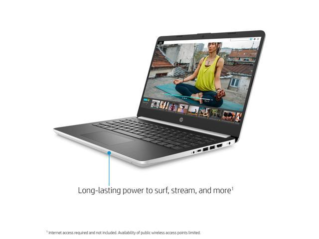 Hp 14 Inch Laptop 10th Gen Intel Core I3 1005g1 4 Gb Sdram 128 Gb Solid State Drive Windows 10 Home In S Mode 14 Dq1010nr Silver Newegg Com