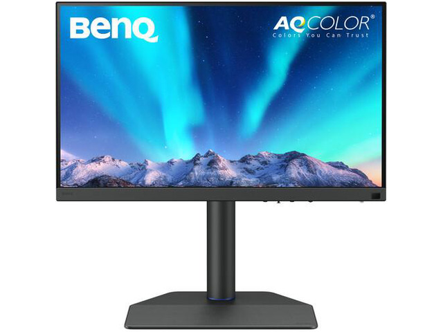 BenQ PhotoVue 27" 4K UHD IPS Monitor 5ms GtG 16:9 1000:1 HDR10 & HLG, Tilt, Swivel and Height Adjustment, SD Card Reader, USB-C Anti-Glare HDMI & DisplayPort - SW272U